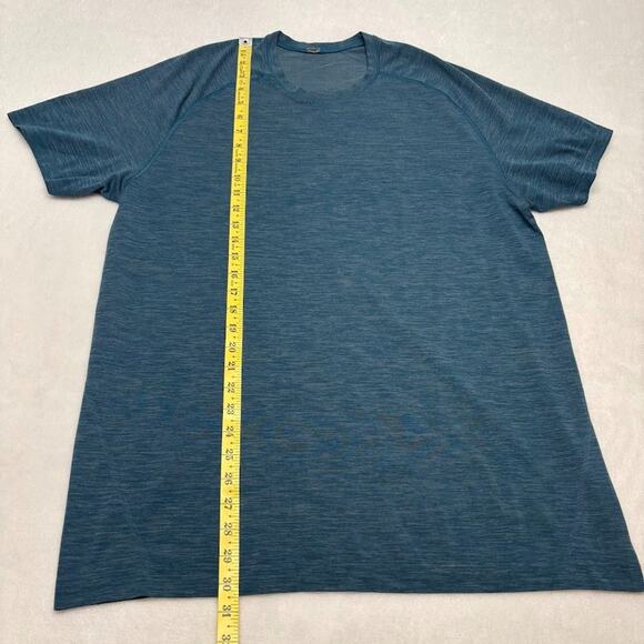 Lululemon Metal Vent Tech Short Sleeve Shirt Size XL Blue - Picture 5 of 7